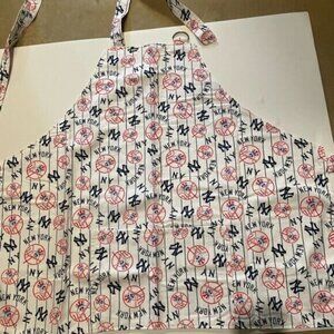 New York Yankees White and Blue BBQ Apron